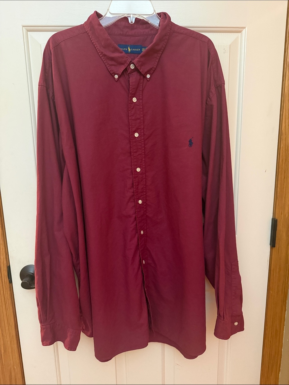 Ralph Lauren Long Sleeve Button-Down Shirt - Wine